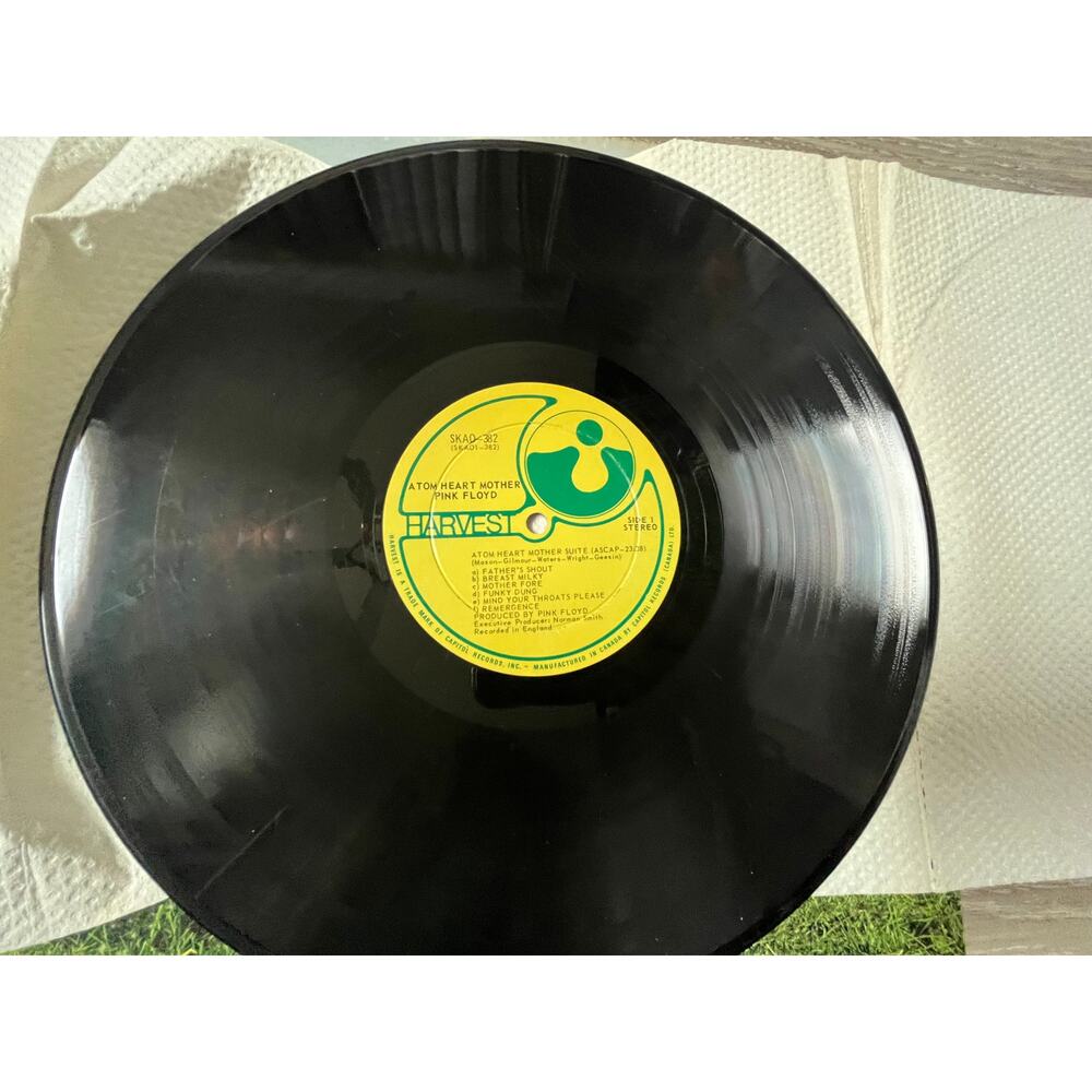 ATOM HEART MOTHER PINK FLOYD HARVEST Vinyl Record Album SKAO - 382 Rare Item!